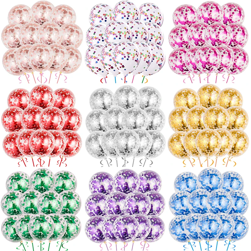 12 Zoll glänzende Latex ballons Kinder begünstigt Geburtstags feier Dekoration Globlos bunte Hochzeits zubehör Überraschung sparty Ballon Image