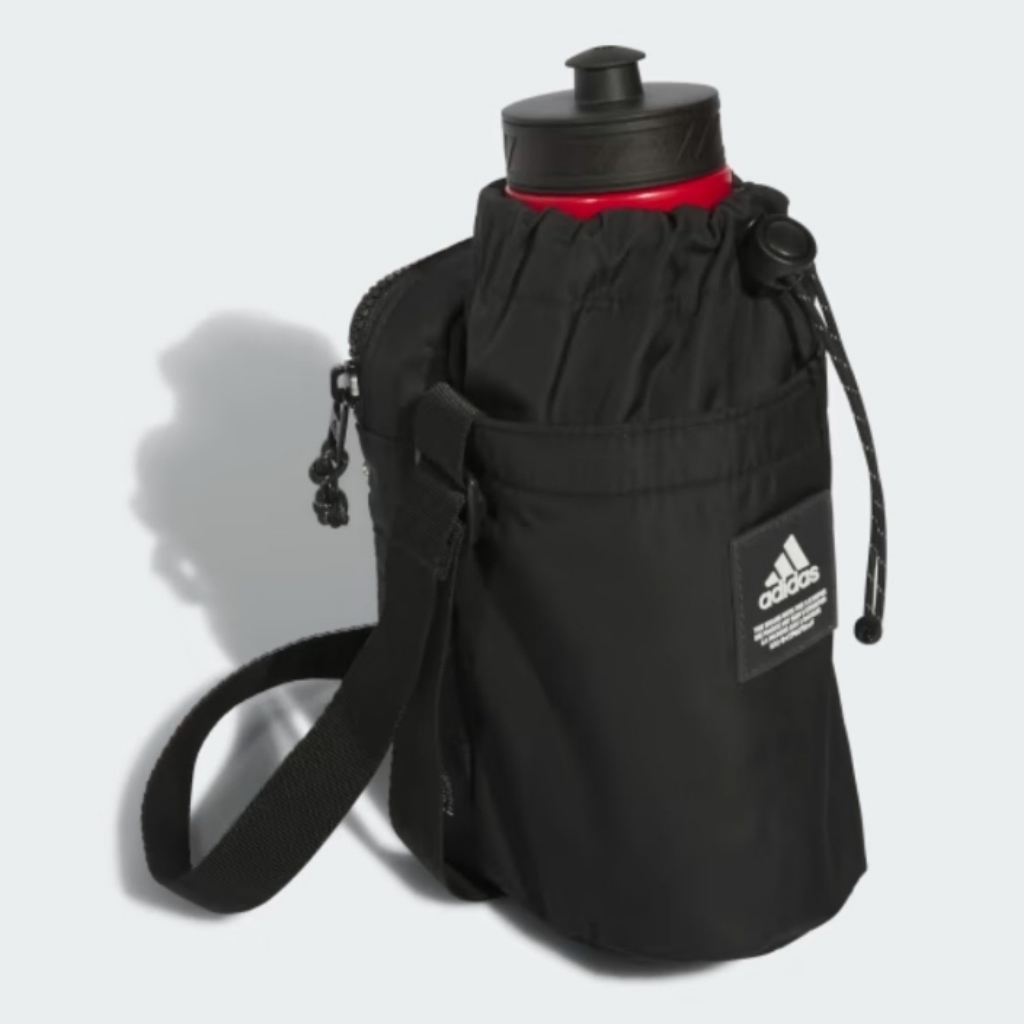 Adidas Bags | Adidas Crossbody Water Bottle Carrier Hydration 2 Black $30 Nwt | Color: Black | Size: Water Bottle
