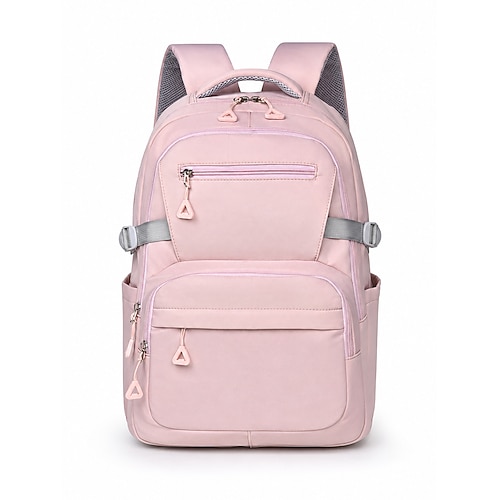 Zaino da uomo in nylon impermeabile Zaino da donna capiente con scomparti multipli per laptop, ideale per la scuola, il college, i viaggi, gli spostamenti quotidiani, la scuola superiore e il campus.