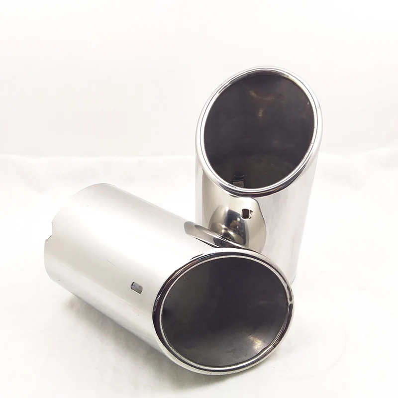 1Pc Auspuffrohr Hinten Schalldämpfer Geeignet Für Audi Q7 Automotive Modifikation Teile Schwanz edelstahl Auspuff Rohr Image