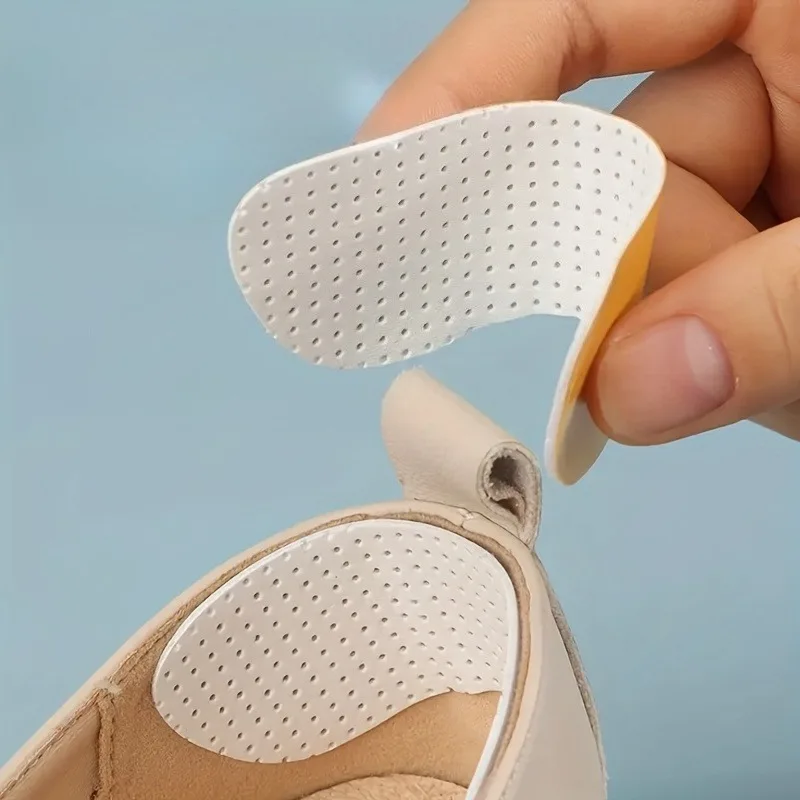 Weiche Stoßdämpfende Fersenpolster & Fußgewölbestützen - Rutschfeste Klebe-Einlagen für High Heels, Sneaker & Elegante Schuhe Image