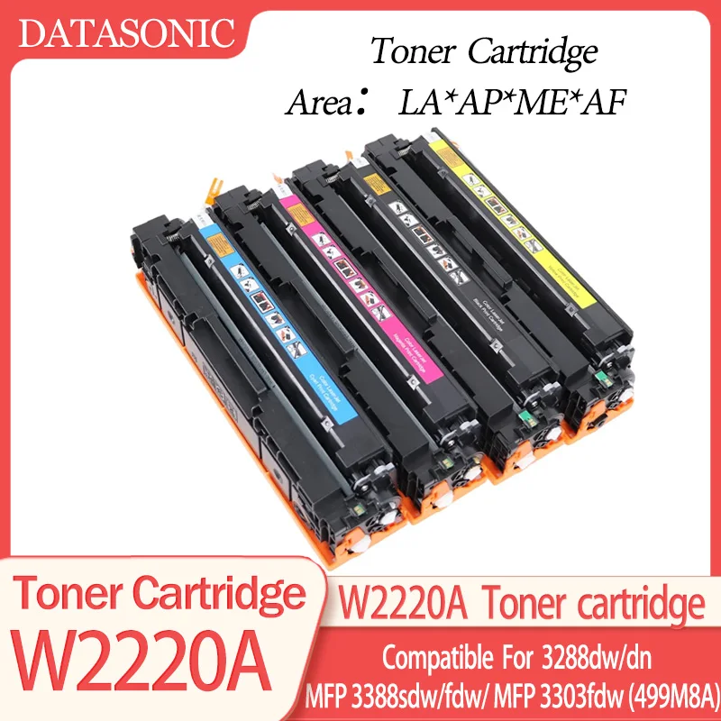 222A Tonerkartusche Ersatz für HP 222A W2220A W2221A W2223A W2222A für HP Color Laserjet 3388sdw 3288dn 3303 3203 Drucker Image