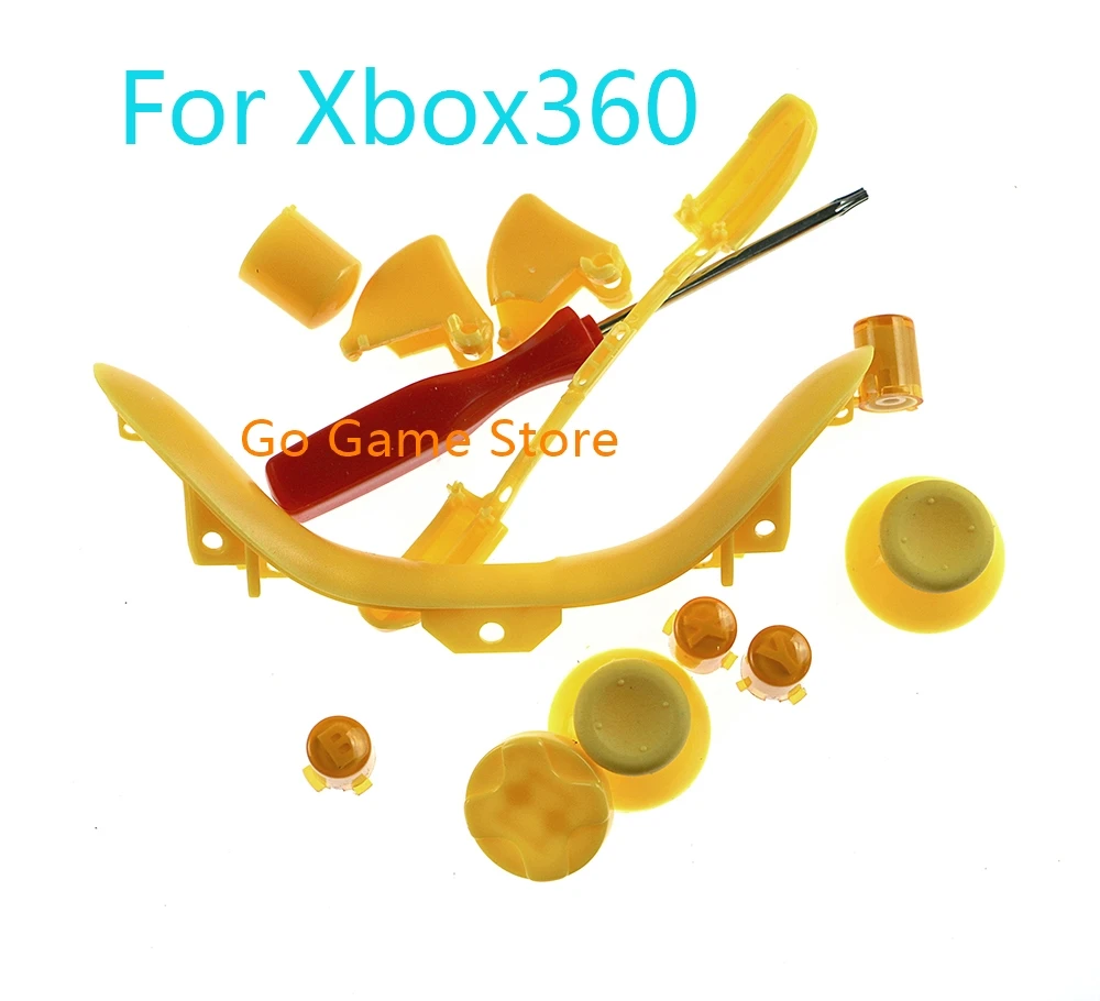 20sets For Xbox360 xbox 360 Button With T8 Screwdriver Game Controller Multi-color Button Full Buttons Sets Kits