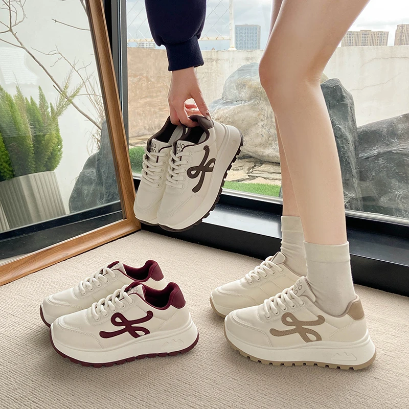 Modische, meistverkaufte neue, bequeme Damenschuhe für Frühling und Herbst, elegante Schnürschuhe, sexy Laufsport- und Freizeitschuhe