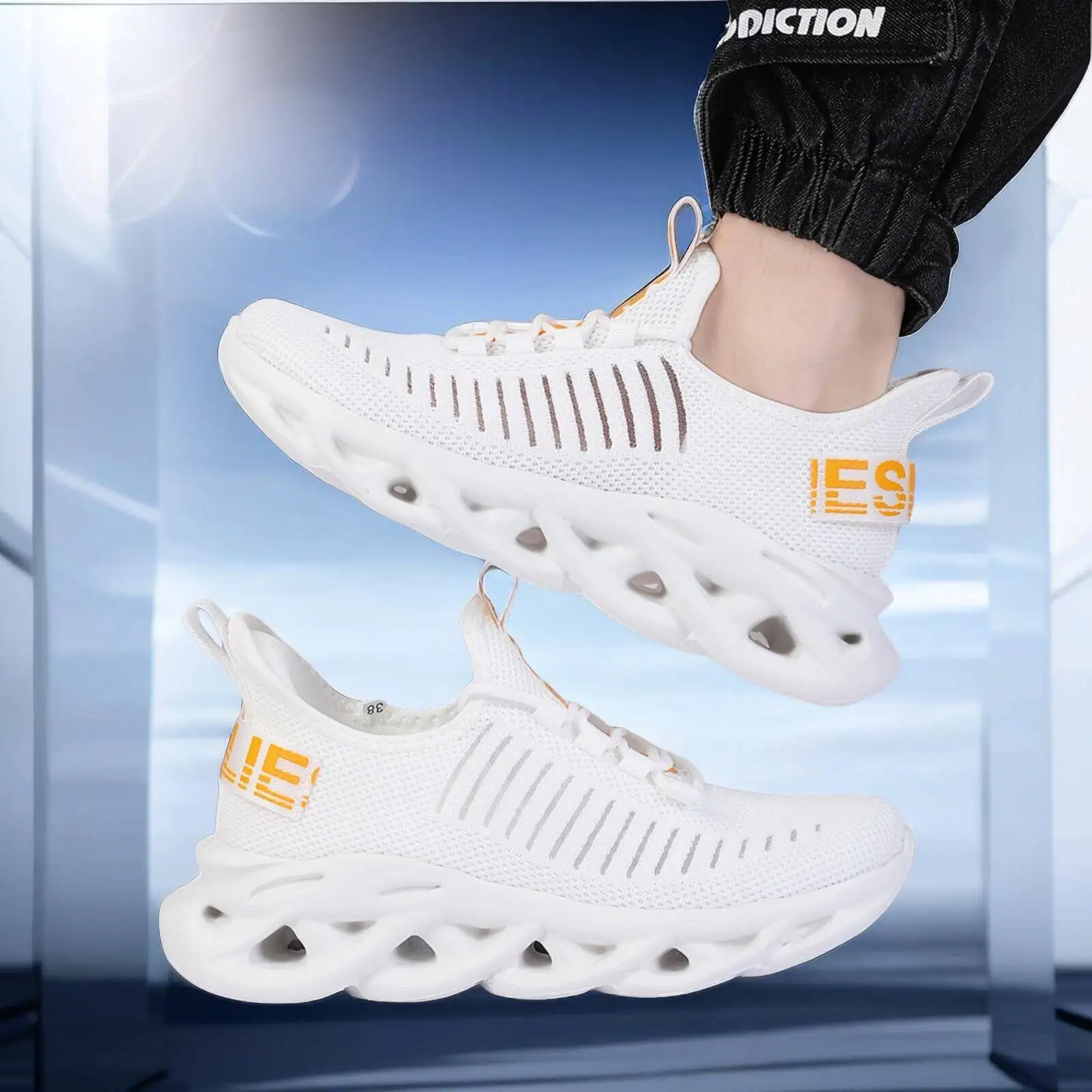 2026 Neue Sneaker Herrenschuhe Leichte Männerschuhe Hochwertige Herrenschuhe Rutschfeste Schuhe Atmungsaktives Mesh Weiche Sohle Rutschfest 35-48