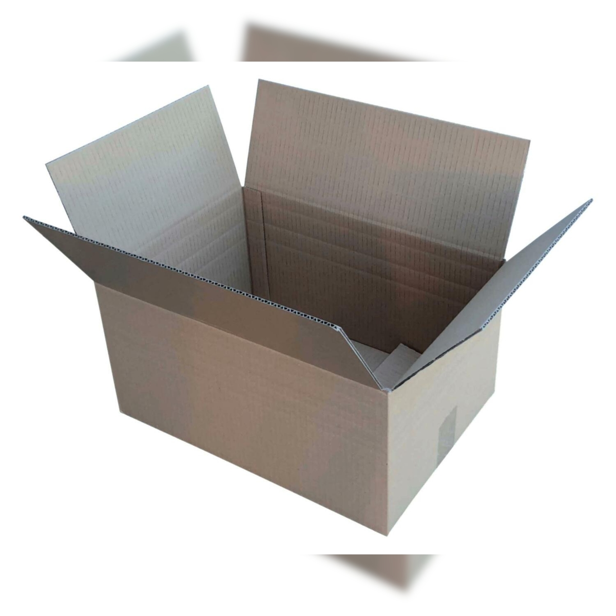 VEPATIM 2x Faltkarton 430x305x(135)-220mm mit variabler Höhe 1-wellig Dickwelle braun Din A3 Image