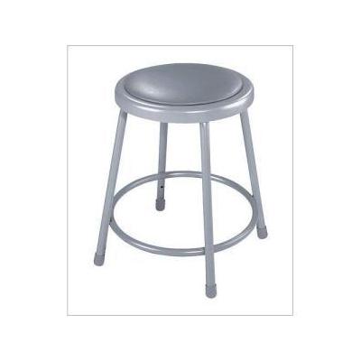 National Public Seating 24-Inch Heavy-Duty Padded Steel Stool