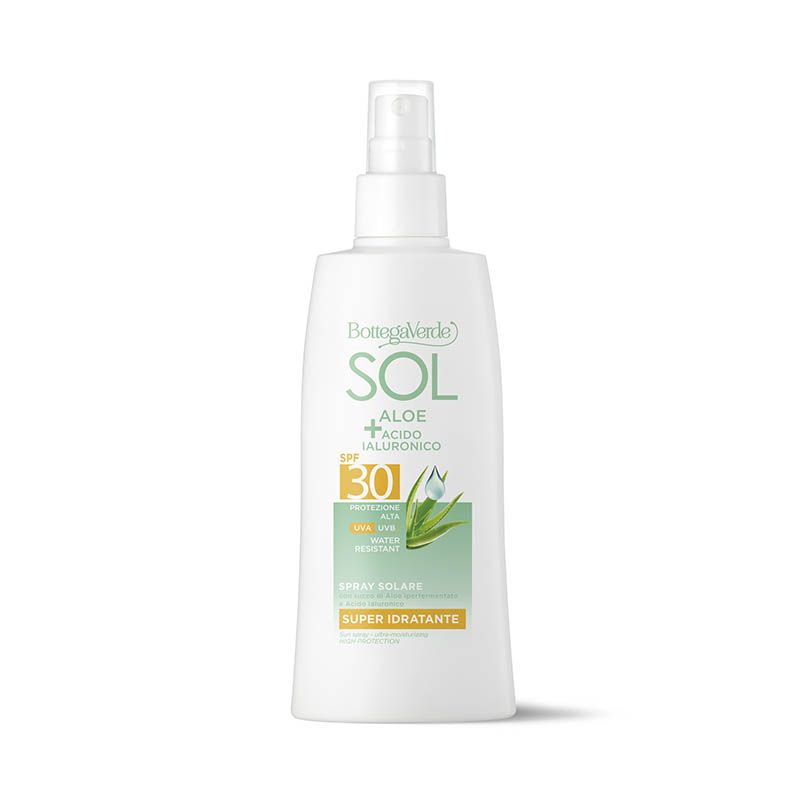 Bottega Verde SOL Aloe Acido Ialuronico - Spray solare protezione alta