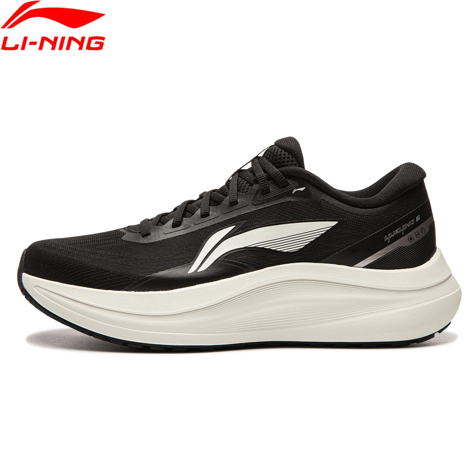 Li-Ning Herren YUEYING 6 Laufschuhe mit optimiertem Dämpfungssystem und breiter Zehenbox TEMPO BOUNSE Stabile Unterstützung LiNing Sneakers ARHW017 Image