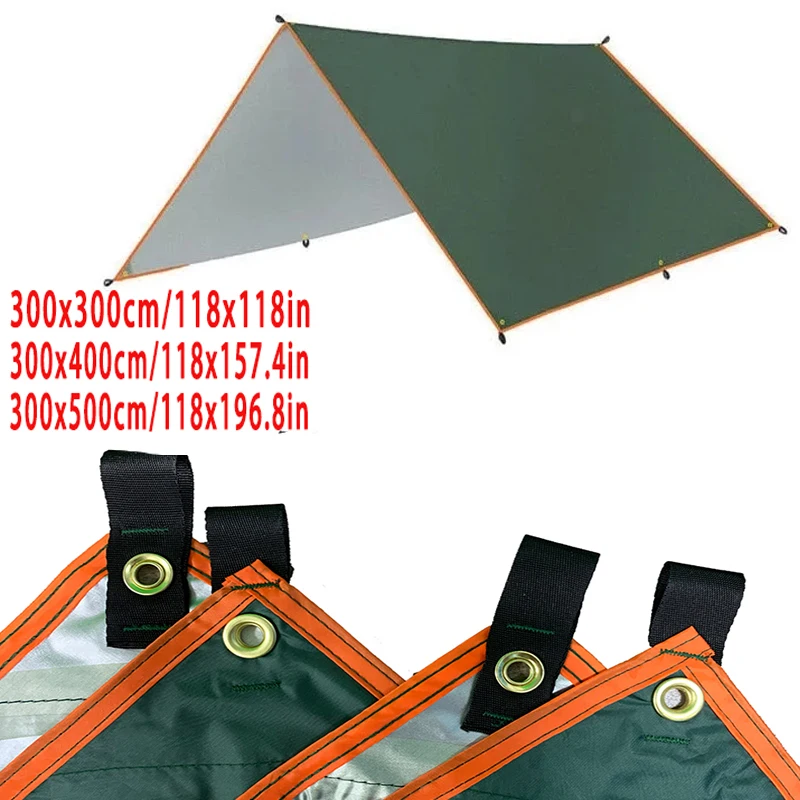 Ultraleichtes Gartenüberdachung aus Segeltuch, Sonnenschutz, Campinghängematte, Sonnenschutz für den Innenhof, verwendet für Outdoor-Aktivitäten Image