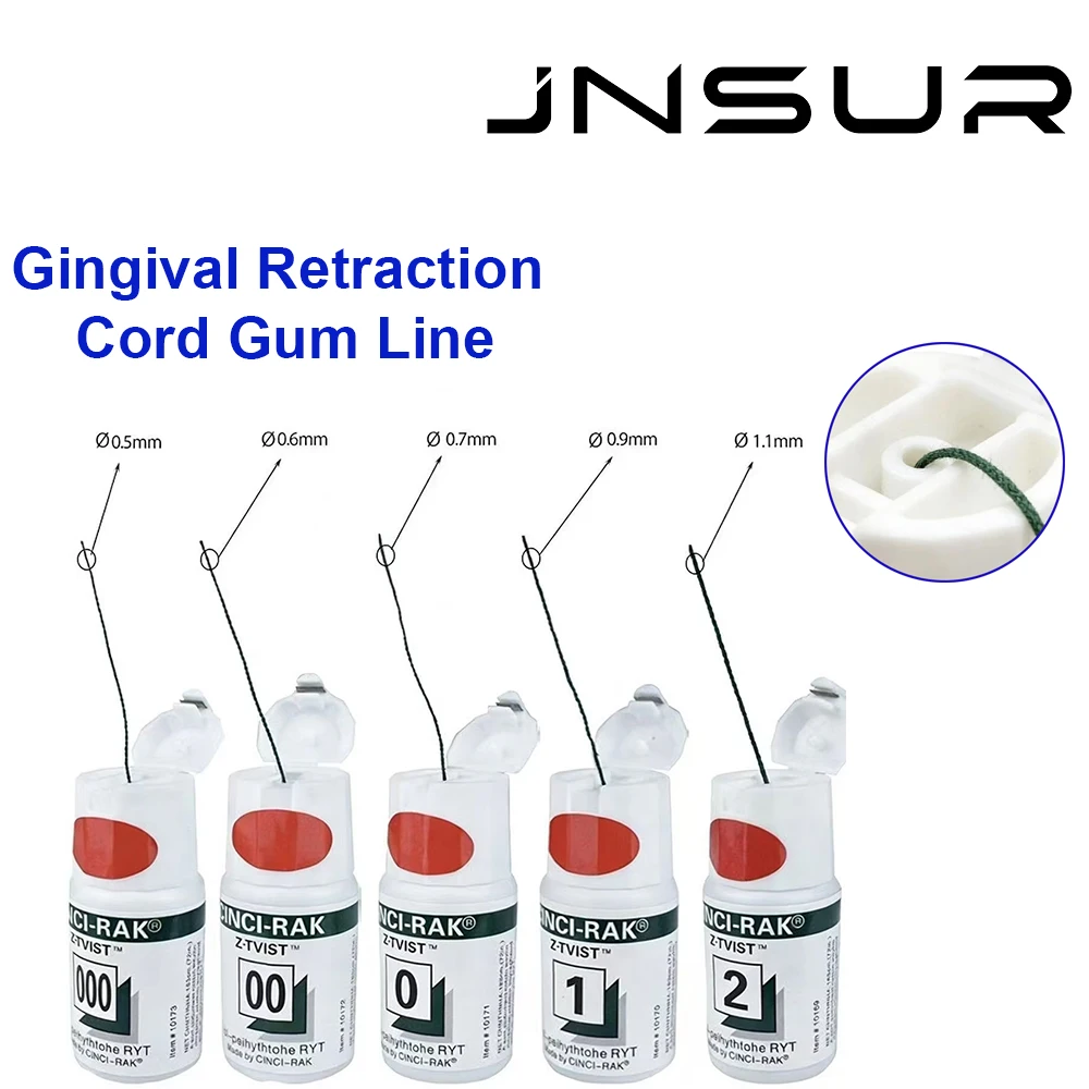JNSUR 2,74m Zahnärztliches Gingivale-Retraktionsseil für Zahnkliniken, Odontologische Verbrauchsmaterialien, Zahnmedizinbedarf, Labormaterial Image
