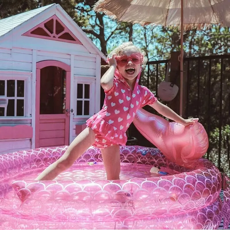 Sommer Outdoor Ozean Ball Pool Aufblasbare Wasser Pool kinder Wasser Spielen Pool Ozean Ball Pool Verdickte Blase Boden Wasser Image