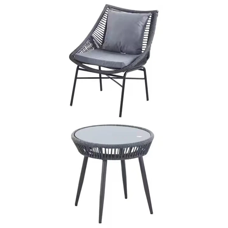 -Hotel Guest House Leisure Outdoor Furniture Balcony Garden Chair Combination Small Coffee Table Outdoor Tables And Chairs