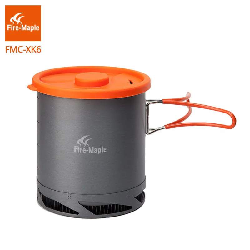 Feuer Ahorn FMC-XK6 Wärme Tauscher Topf 1L Faltbare Kochen Töpfe mit Mesh Bag Outdoor Camping Kochgeschirr Image