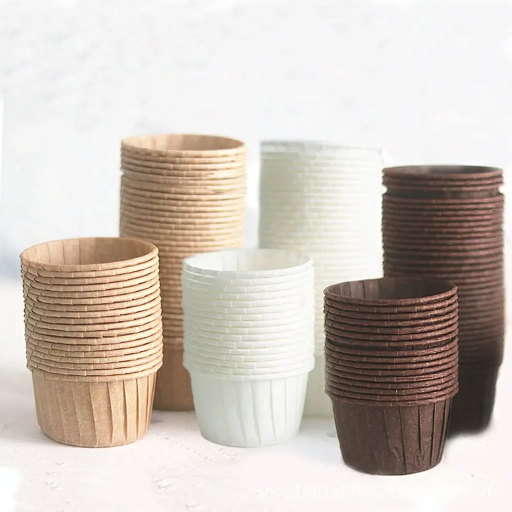 50 stücke Muffins Papier Cupcake Wrapper Back becher Fälle Muffin Boxen Kuchen Tasse Dekorations werkzeuge Küche Kuchen Werkzeuge DIY Kuchen form