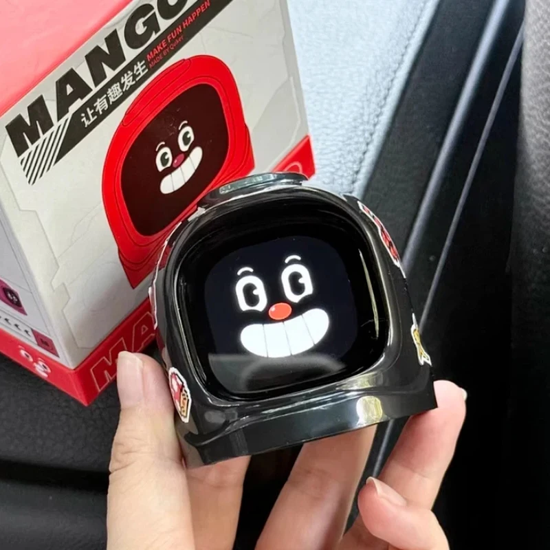 In Stock New Mini Cute Car Robot Car Electronic Pet Smart Tide Play Partner Expression Car Ornaments Decorations Exquisite Gift