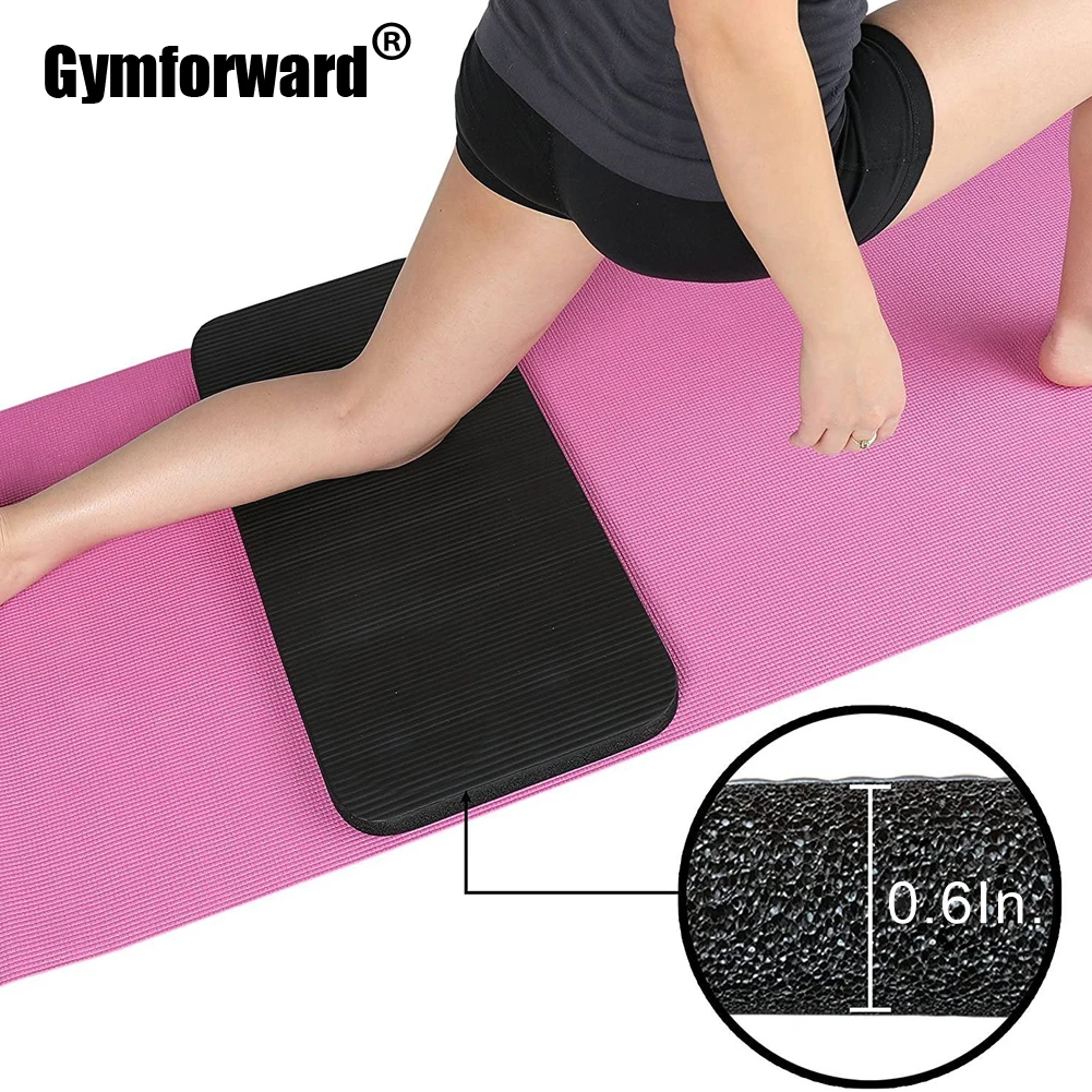 Thick Yoga Knee Pad 15MM Comfortable Non-slip Mat Fitness Gym Home Pilates Workout Support Knees Elbows Floor Protection