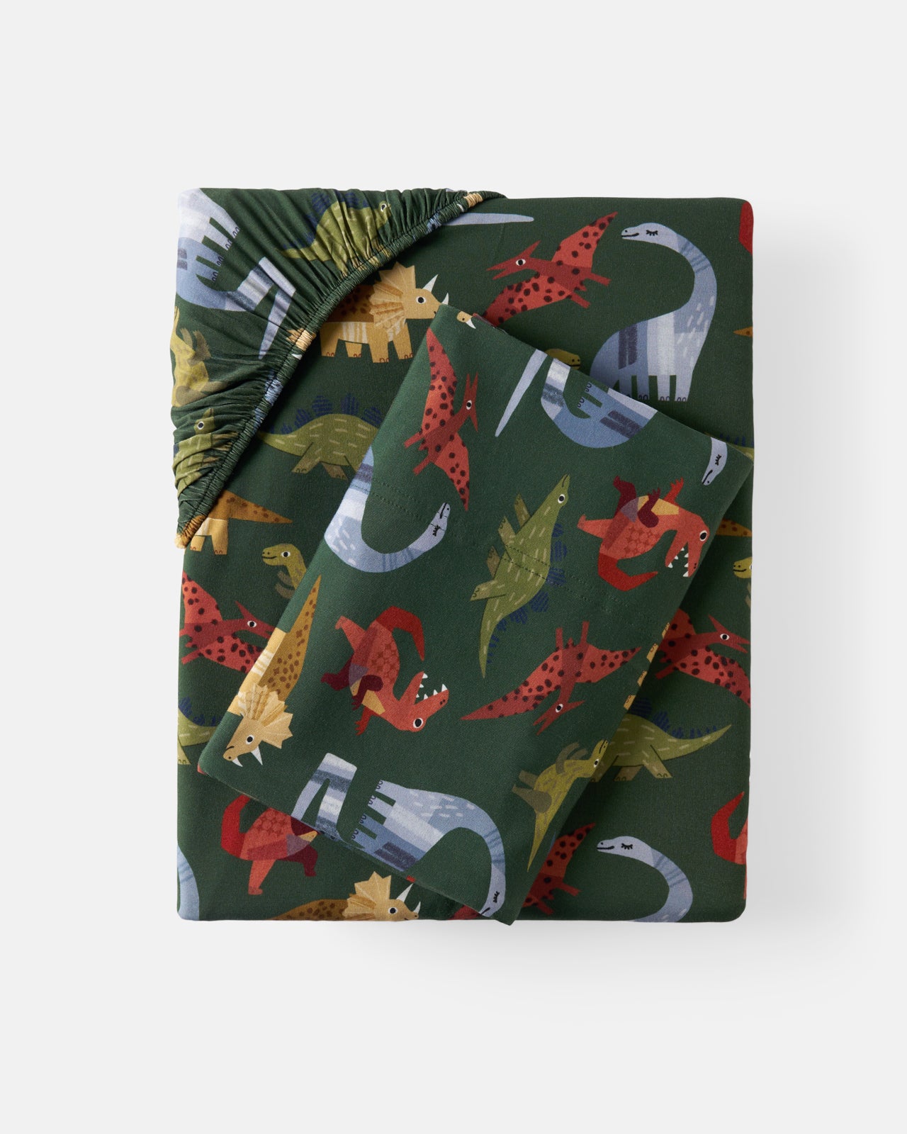 Roar & Explore Green Twin Sheet Set - OSFA
