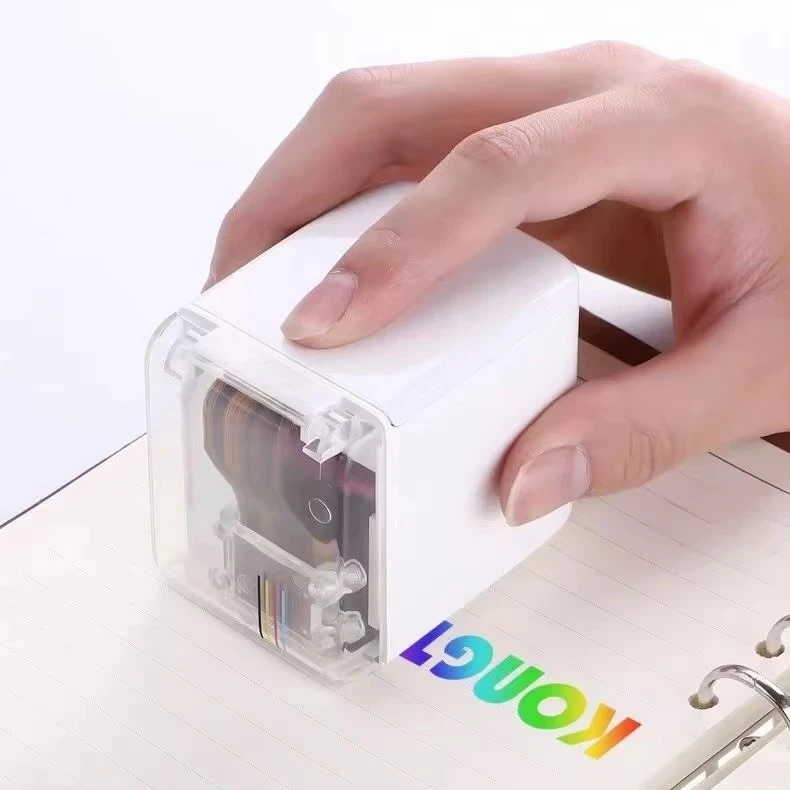 Mini-imprimante portable sans fil multifonction à jet d
