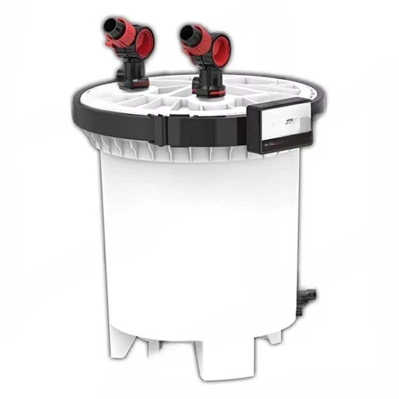 4-Stufiger Intelligenter LCD-Display Aquarium-Außenfilter Tankfilter für Fischbecken HW-5000 mit Stecker Image