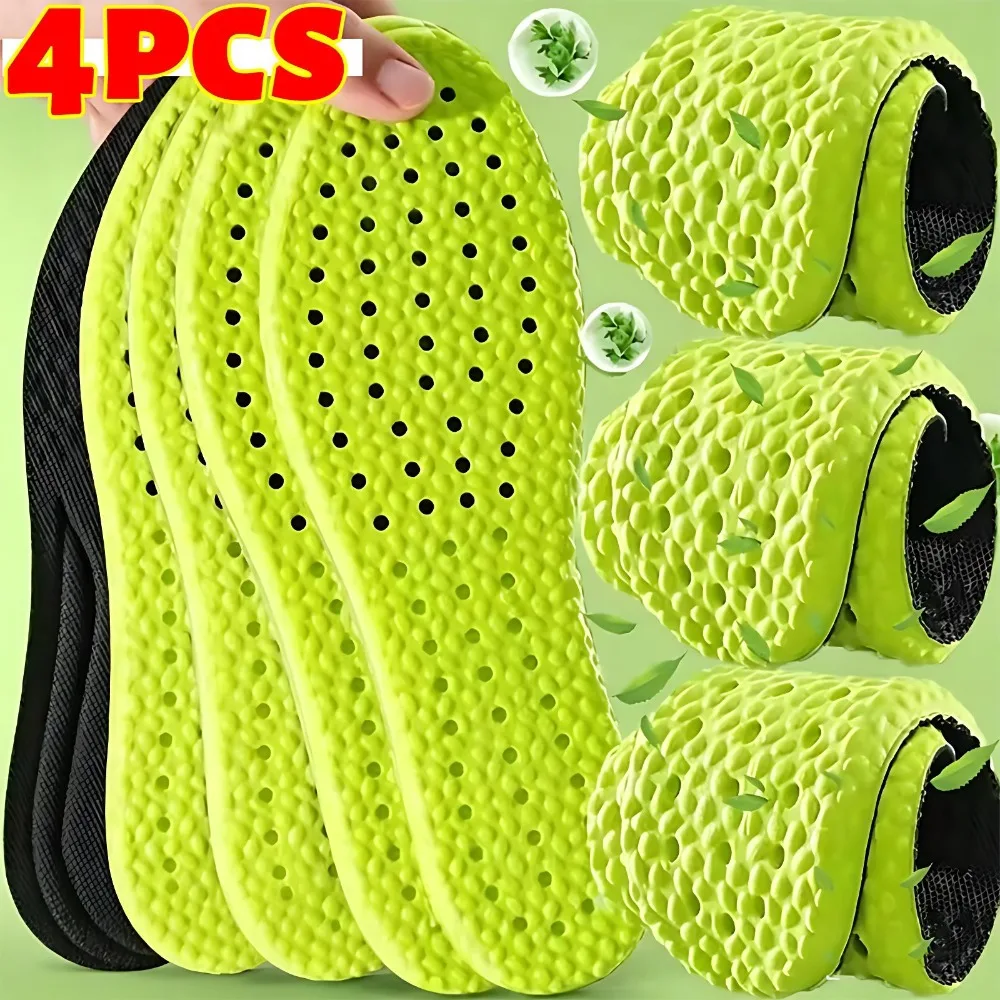 Memory-Schaum-Einlegesohle EVA Sport-Einlagen für Schuhe Herren Damen Weiche Atmungsaktive Geruchshemmende Laufsohlen Orthopädische Fußbett-Polster Image