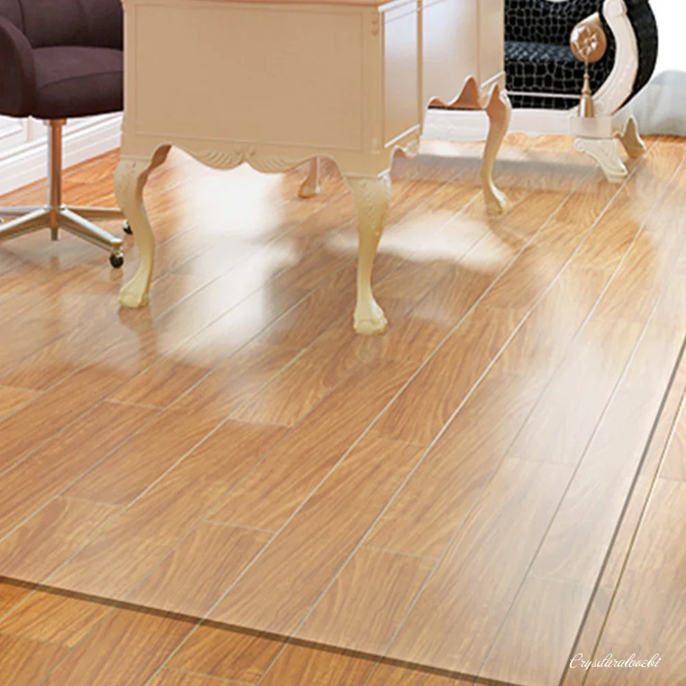 Transparent Carpet Home Anti Scratch Mat Living Room Easy Clean Floor Protector Bedroom Anti Scratch Rugs Office Chair Mat