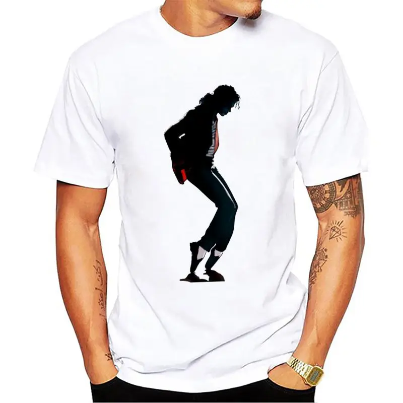 Neues lustiges cooles T-Shirt Michael Jackson Herren-T-Shirts Fashion King Of Pop Design Herren Casual Rock Hip-Hop T-Shirt