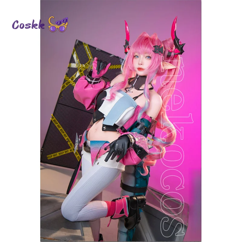 Game Arknights Yvonne Cosplay Kostüm Ausgefallene Uniform Halloween Karneval Party Weihnachten Rollenspiel Kleidung Bekleidung