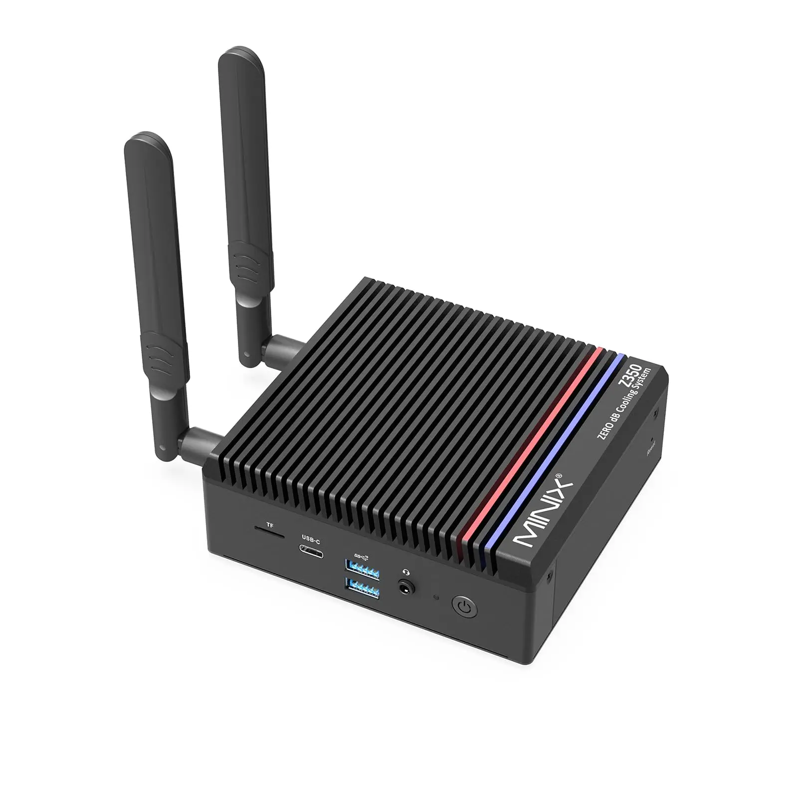 MINIX Z350-0dB Mini PC Windows 11 Pro, Intel i3-N350 16 Go DDR4 512 Go M.2 PCIe Gen3 x 4 SSD Micro ordinateur de bureau, double écran 4K/LAN 2,5 G, pour le multitâche en entreprise, à domicile ou au