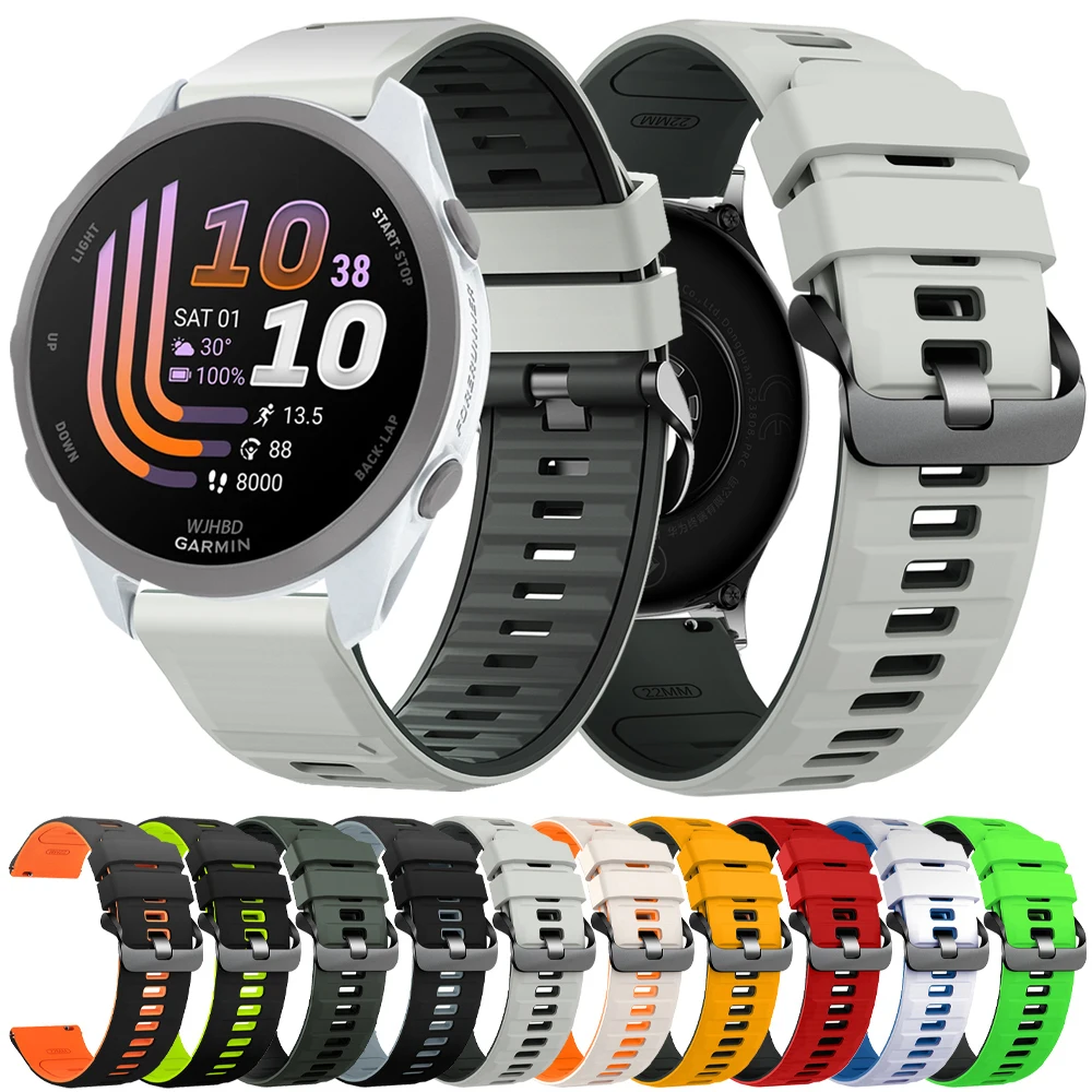 Für Garmin Venu 4 3 Sq 2 Uhrenarmband Swatch Band für Forerunner 70 170 570 265 255 165/vivoactive 6 5 Silikon 20 22mm Armband Image
