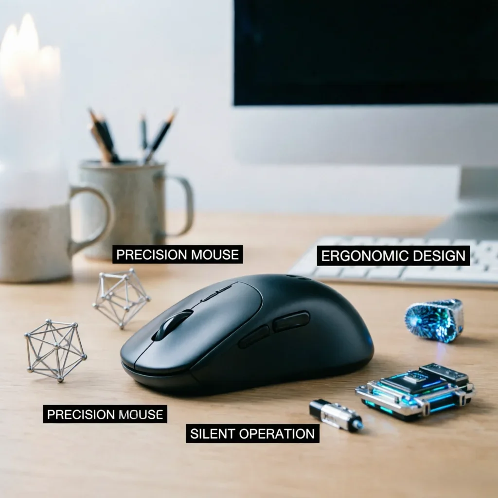 2026 Rapoo VT6 MAX Kabellose E-Sport-Maus mit 8000Hz Polling-Rate PAW3950 Leichte Gaming-Maus für Kleine bis Mittelgroße Hände PC-Gamer Image
