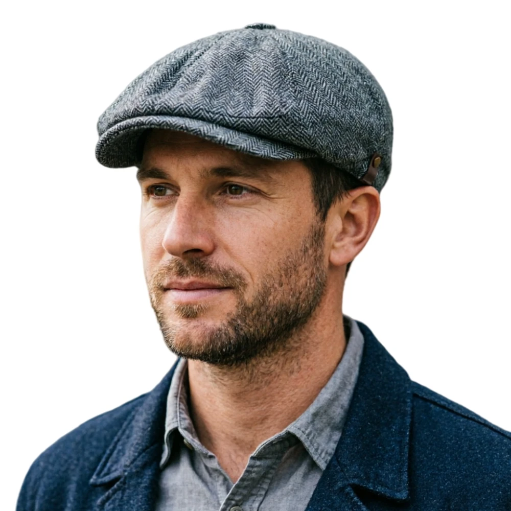 Unisex Newsboy Caps Retro Peaky Blinders Hut Wilde achteckige Mütze im englischen Stil für Männer und Frauen Image