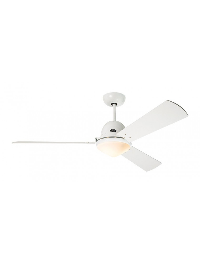 casafan libeccio 120/142, ventilator mit licht und fernbedienung, weißes metallgehäuse, weiß/graue Flügel, rot/schwarz, Durchmesser 120/142 cm Image