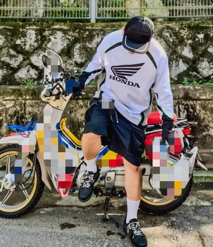 Honda 2026 Sommer Neues Offroad-Motorrad-T-Shirt, atmungsaktive, schnell trocknende Sportbekleidung für Männer und Frauen, Reitbekleidung Image