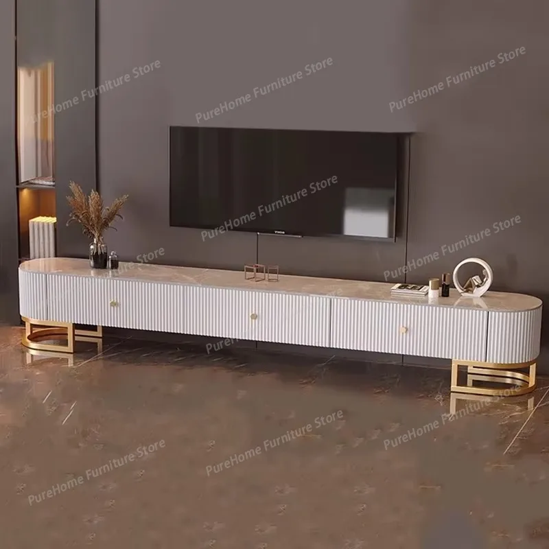 Meuble TV Rétro avec Tiroirs, Meuble de Rangement Simple et Minimaliste, Élégant Meuble de Présentation, Meuble Glamour Simple, Cassettiera Camera Da Letto, Meuble de Chambre