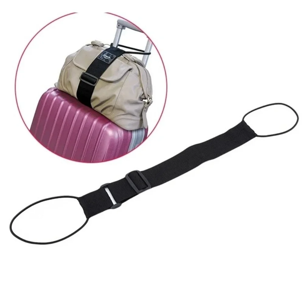 1 Stück Verstellbarer Elastischer Gepäckgurt, Vielseitiger Koffergurt, Reise-Sicherheitsgurt für Handgepäck Image