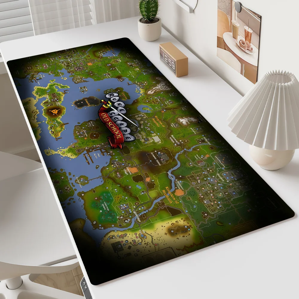 Schul-Mauspad, Gaming-Mauspad, rutschfest, Lockedge, Büro, R-RuneScape, für Studenten, Gaming, verdicktes großes Schreibpad, Old Cushion Image