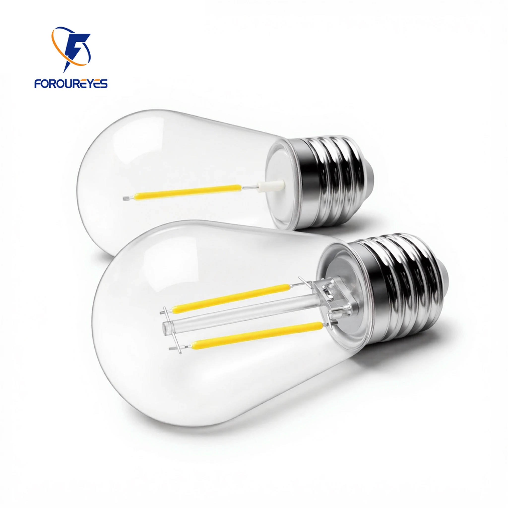 E27 LED S14 Vintage Edison Glühbirnen 3-5V 24V 110V 220V Bruchsicher Wasserdicht 2700K Warmweiß Außen Lichterketten Glühbirnen