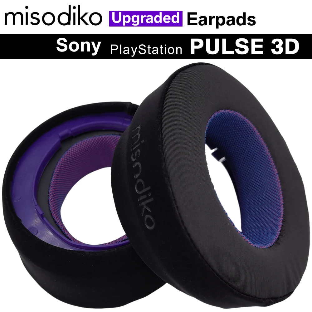 misodiko Upgraded Oval Earpads Replacement for Sony PlayStation Pulse 3D Wireless Headset