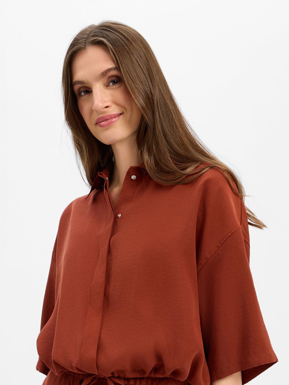 Drykorn Bluse Damen kastanie, 36 Image