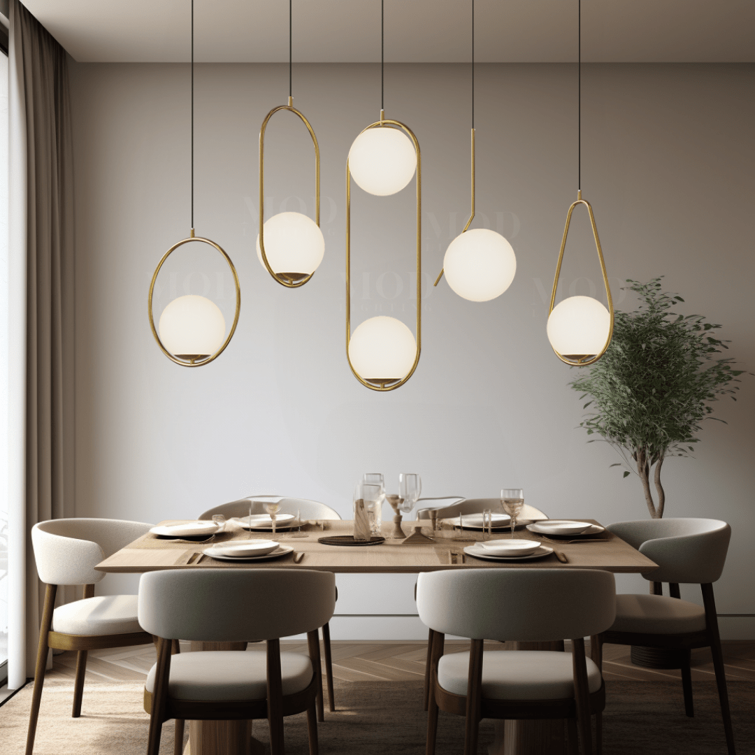 Jewels & Pearls | Nordic Pendant Light | Black Ash / Style E / Warm White (3000k) | MOD LIGHTING