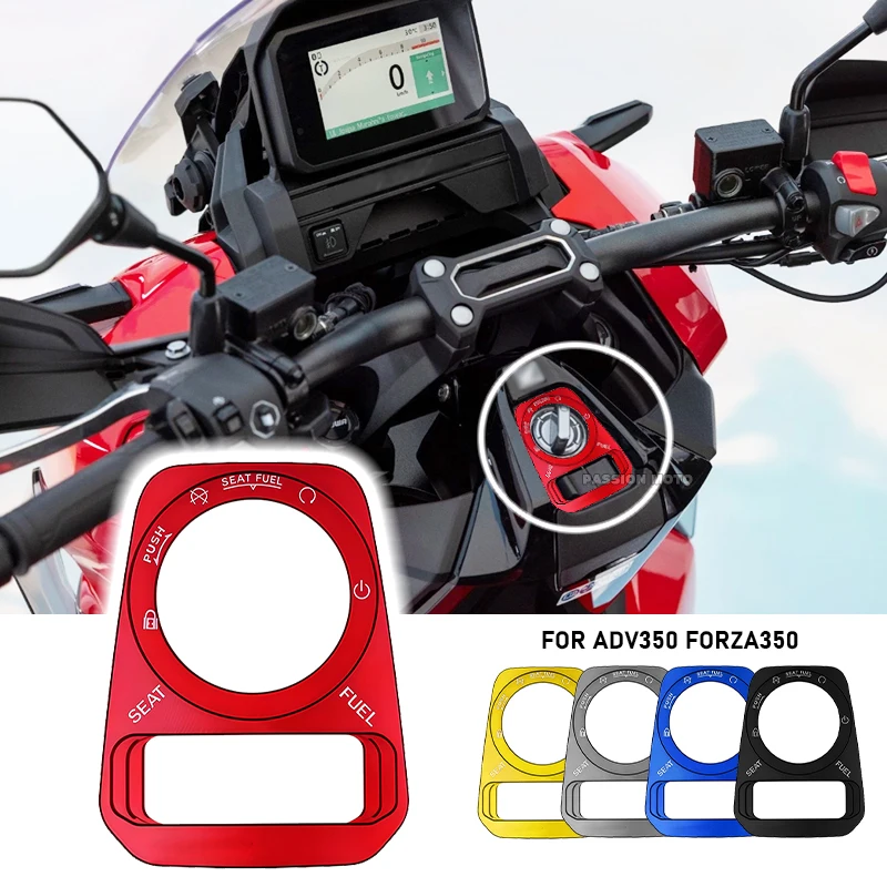 Motorrad-Schlüsselloch-Dekorationsabdeckung ‌ Dekorativer Zündschlossdeckel für HONDA ADV350 FORZA350 2022-2025 Image