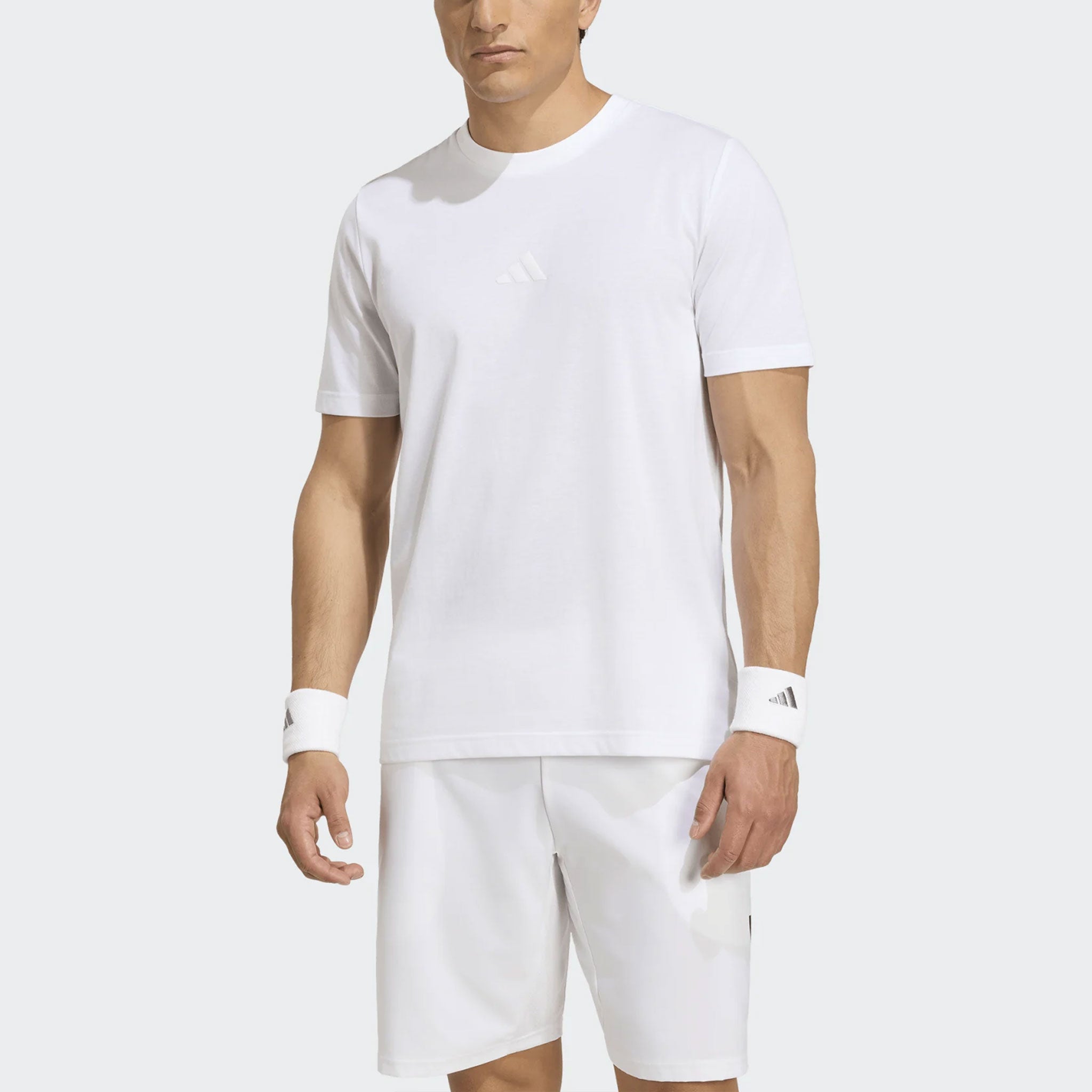 adidas Fall 2026 Tennis Graphic Tee Men's Tennis Apparel White
