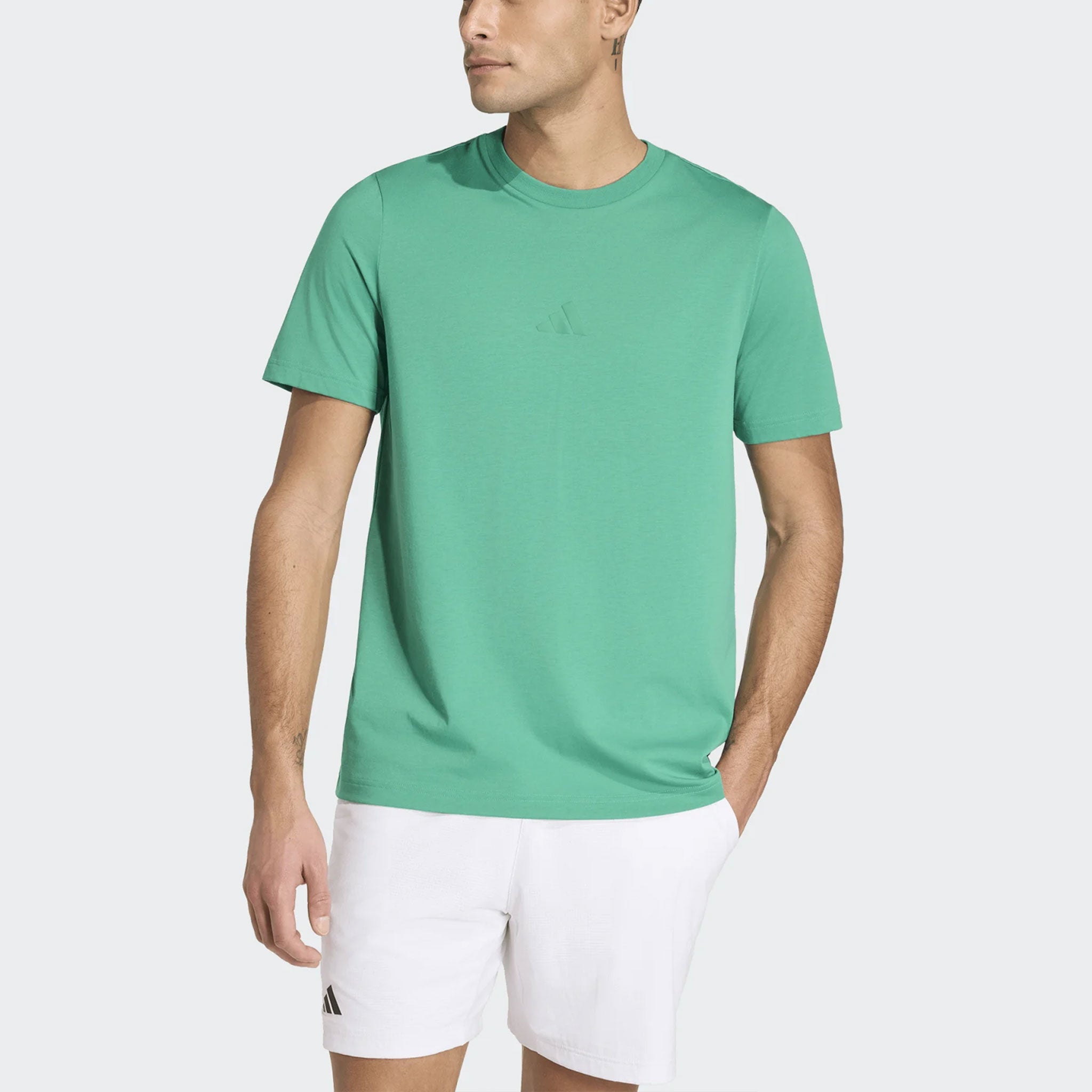 adidas Fall 2026 Tennis Graphic Tee Men's Tennis Apparel Court Green
