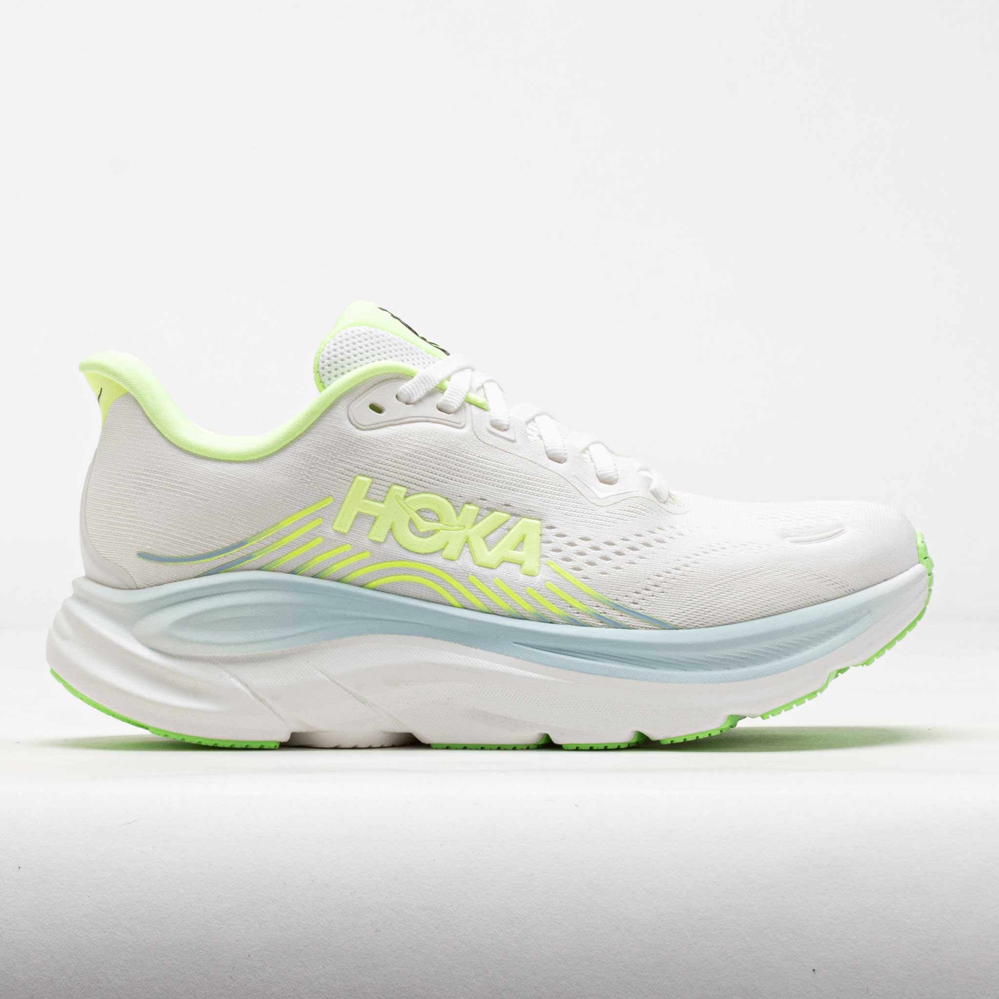 HOKA Clifton 11 Women's Running Shoes Frost/Neon Yuzu