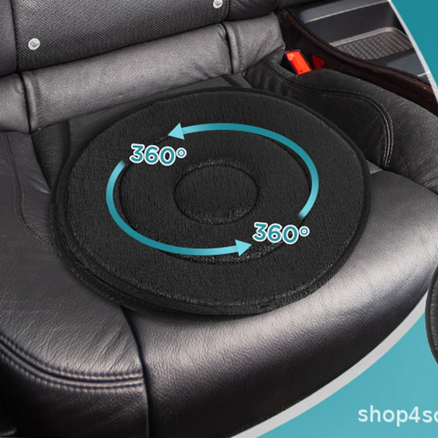 360° drehbares Autositzkissen für ältere schwangere Frauen, universelles multifunktionales mobiles Drehkissen für Fahrzeuge Image