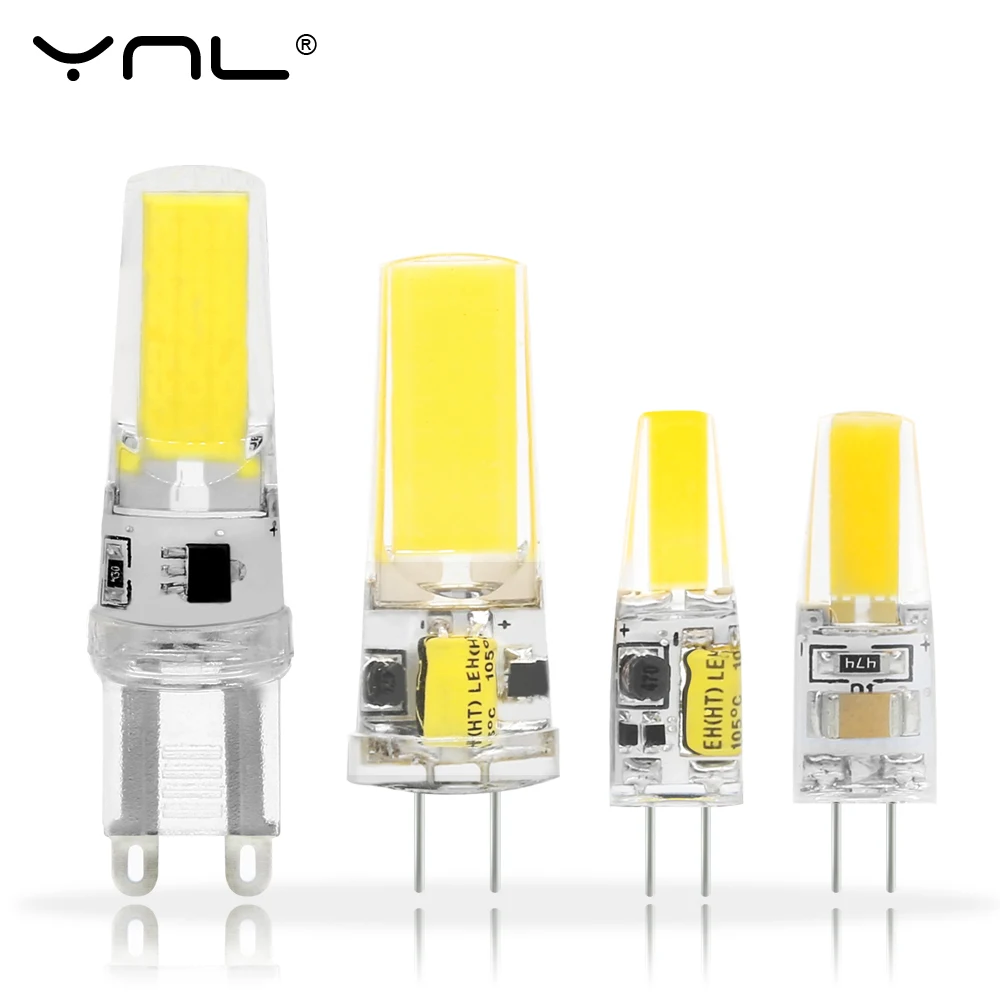 LED G4 COB Lampe Dimmbar 6W 9W COB LED-Birne E14 AC/DC 12V 220V Lampada LED G9 COB Strahler Kronleuchter-Beleuchtung Ersatz für Halogen