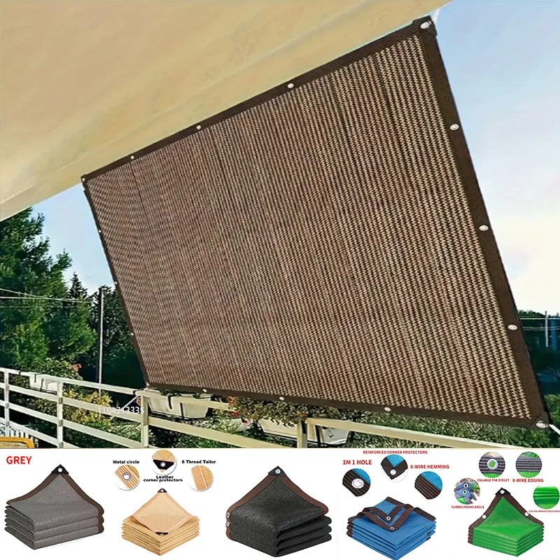 Sonnenschutznetz Mehrzweck für Garten Balkon Pflanzenabdeckung UV-Schutz Langlebiges Netz für Garten-Sichtschutz Image