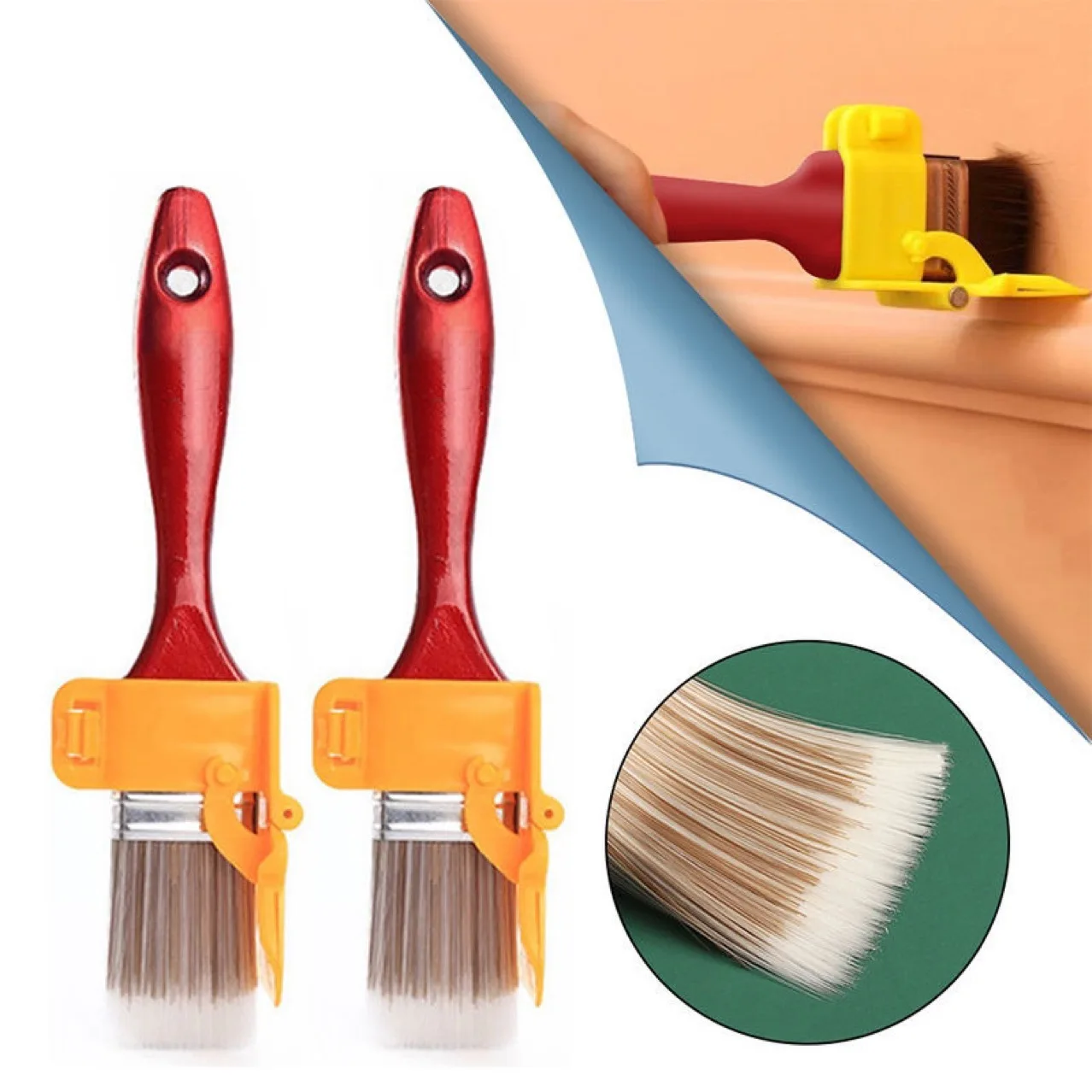 Innenwand-Dach-Pinsel, dunkle Eckbesatz, Farbe, Pinsel, Wandfarbe, Eckbesatz, Innenwand, dunkler Eckpinsel Image