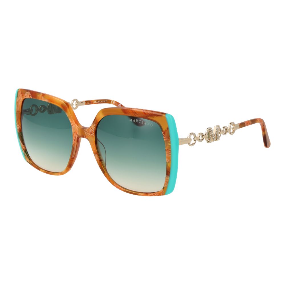 Marciano von Guess Braune Acetat-Sonnenbrille